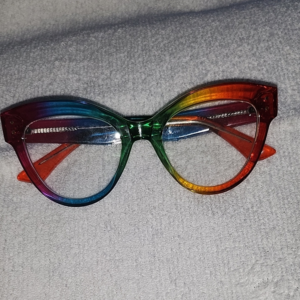 Colorful Cat-Eye Glasses
